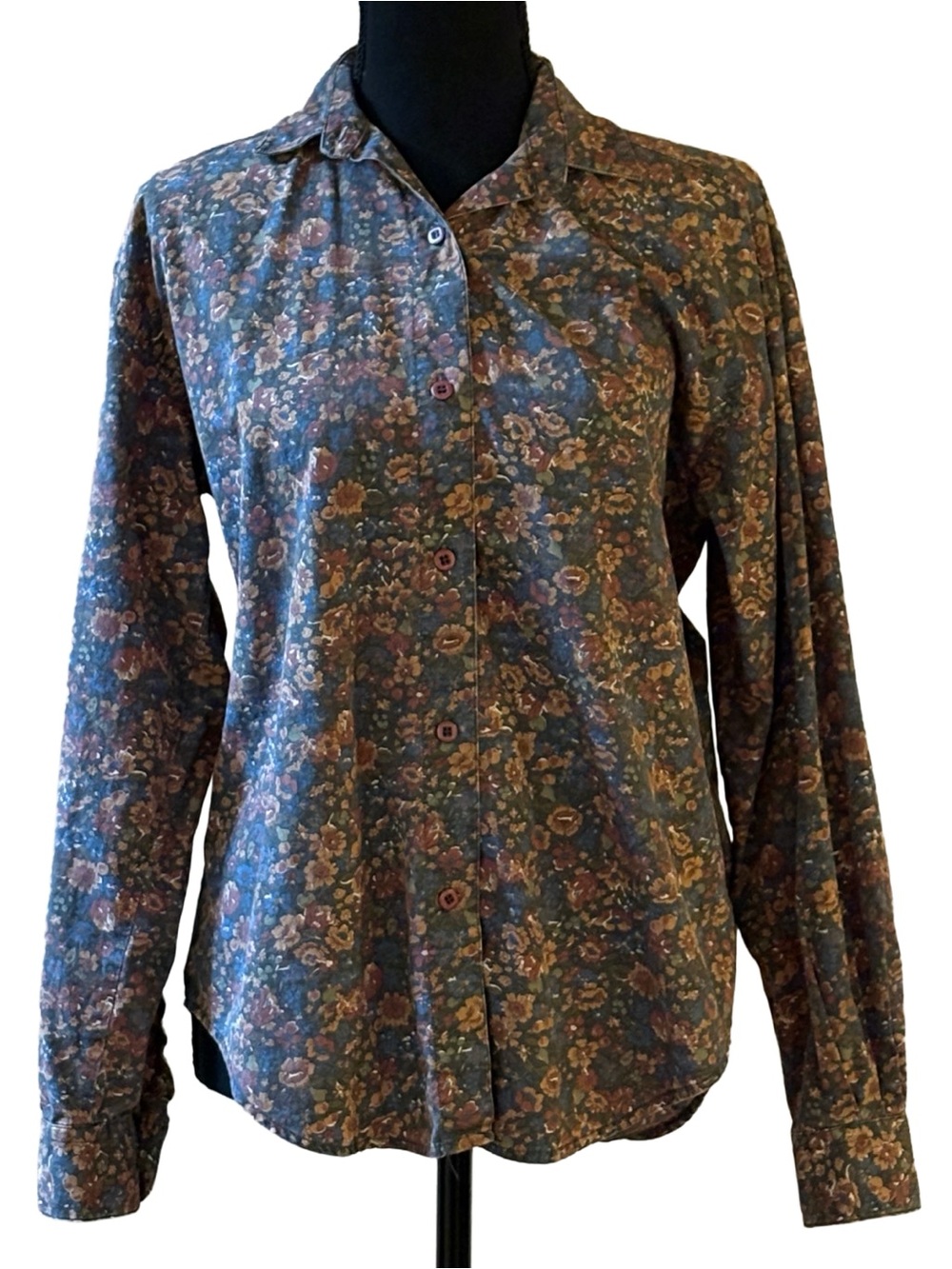 Woolrich Floral Button Up Shirt Small Cottagecore Cotton
